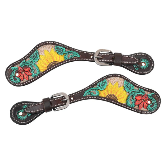 CIRCLE Y LADIES SPUR STRAP RISING SUNFLOWER CY10119/SP8-CDEF-D-FF