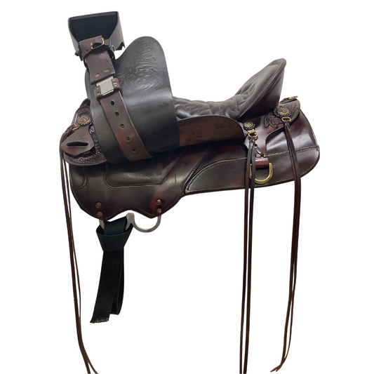 Used Tucker High Plains 17.5" Wide BNT Trail Saddle SP260721521102-1 US2530/8-PRUWUW-F