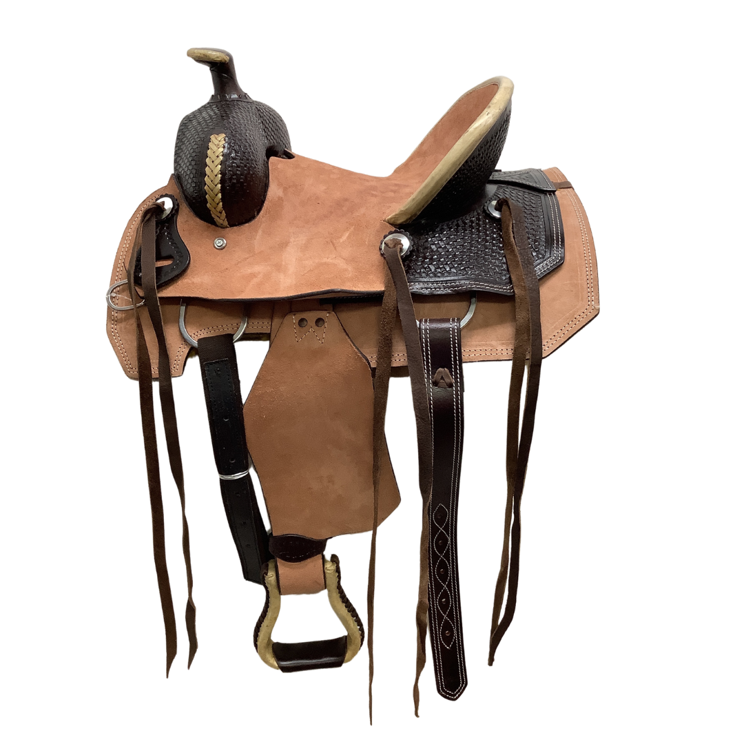 YOUTH 12" WIDE RANCH SADDLE MIDES56/MW-6-ABJKUW-F-FF