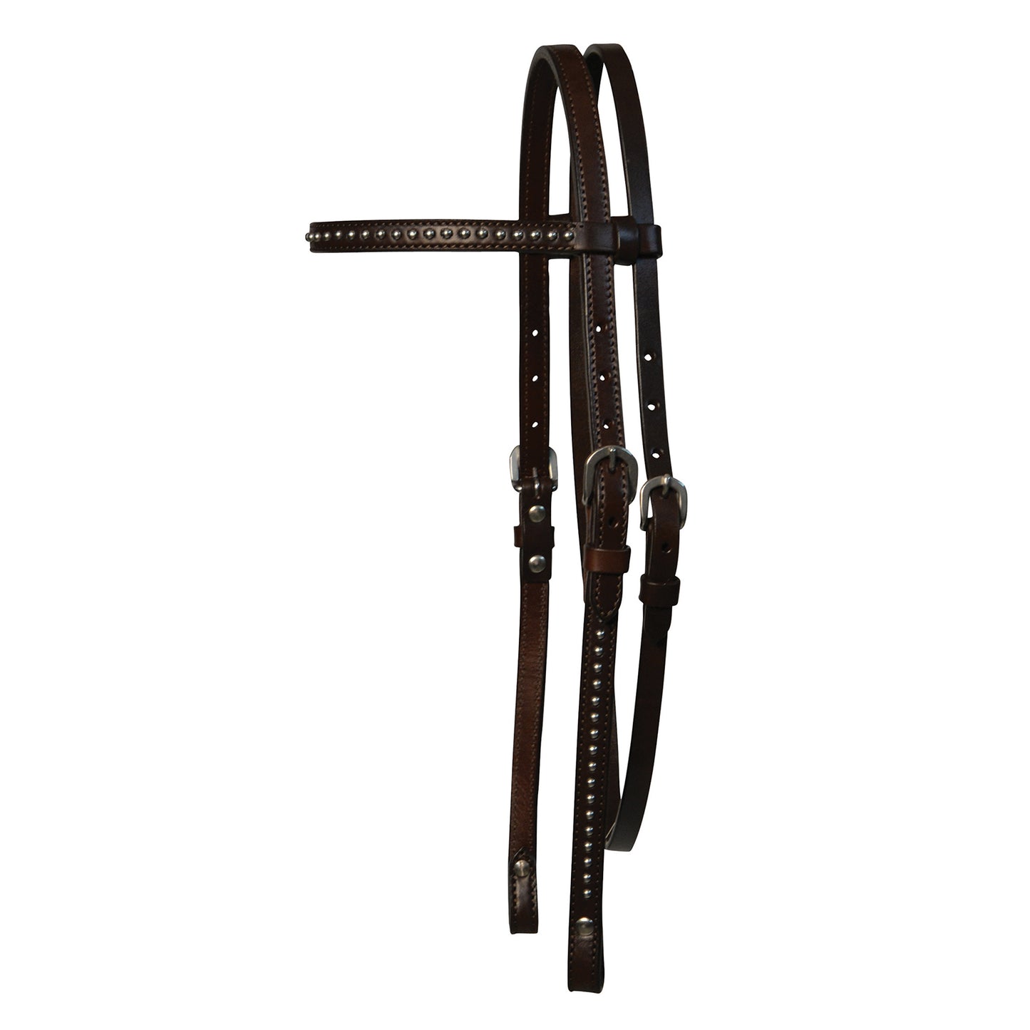 Circle Y Spot Accent Browband Headstall  CY1100/SP1-CDST-D-FF