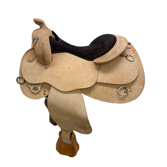 CIRCLE Y TRAINER ROUGHOUT 16" WIDE FIT SADDLE 1439-7607-05         CY3102/SP8-ABEFNOPR-E-FF
