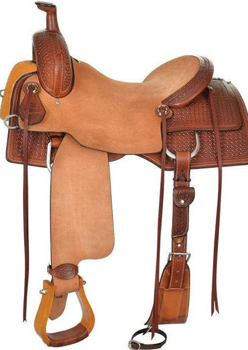 Reinsman 15.5" Cowhorse Ranch Cutter Saddle 4830-355DN-05 Wide Bar RM635/SP12-CDUWJKCD-D-EFJK