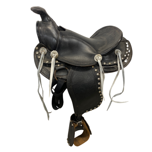 Used Simco 12” Pony Collector Saddle #1054 with Pony Bar US1666 / LP3-NOUW-C