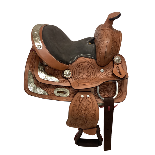 NEW 8" CHILD TRAIL/SHOW SADDLE 5" GULLET RESISTANCE 1026 MIDES27 / 7-ABABUW-E